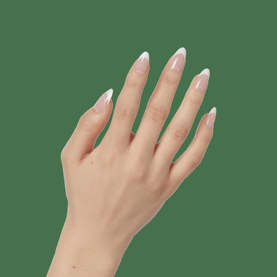 Nails KISS French Nails | White Dress