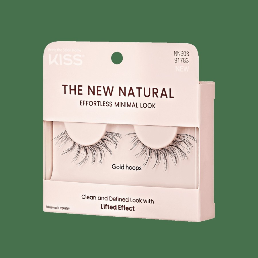 Lashes KISS Natural | Gold Hoops