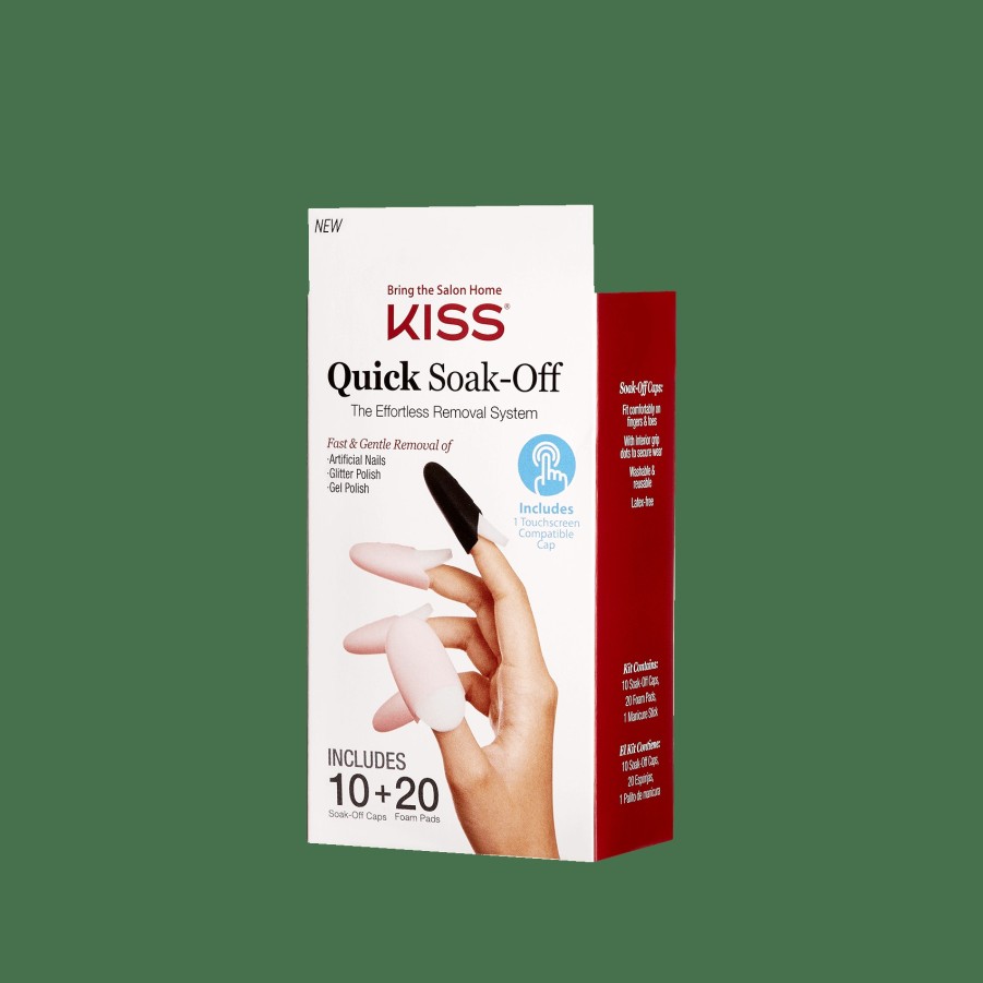 Nails KISS Glues, Kits, & Tools | Quick Soak Off