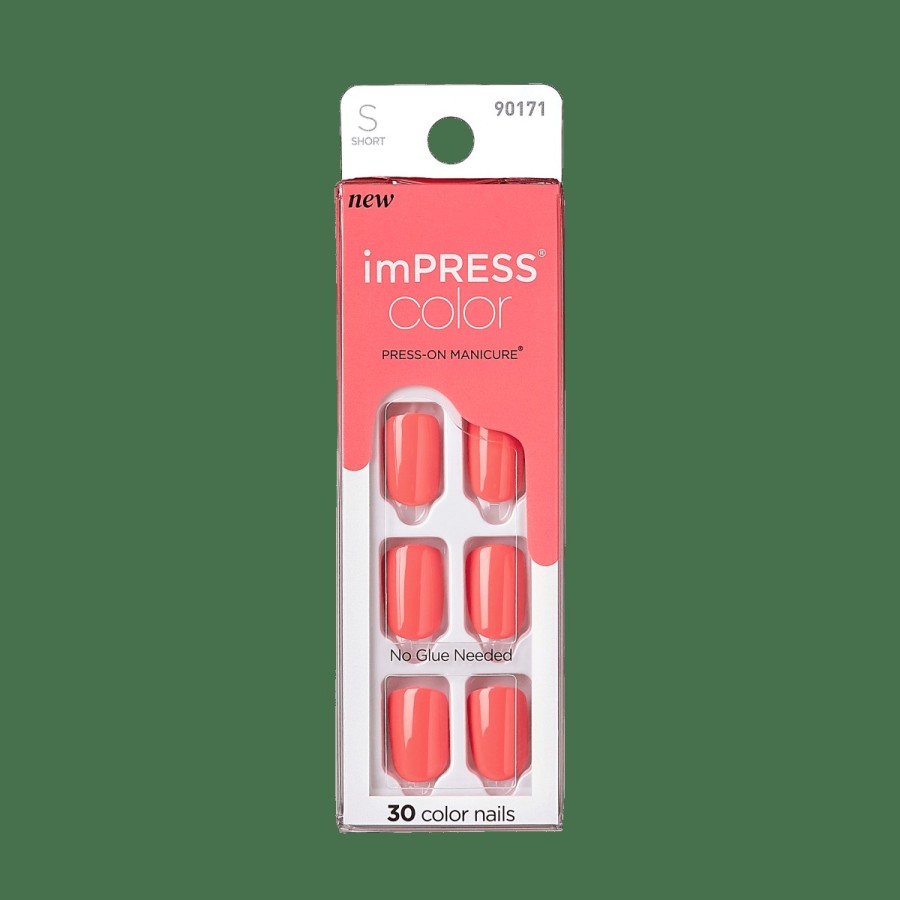 Nails imPRESS Impress Nails | Salmon